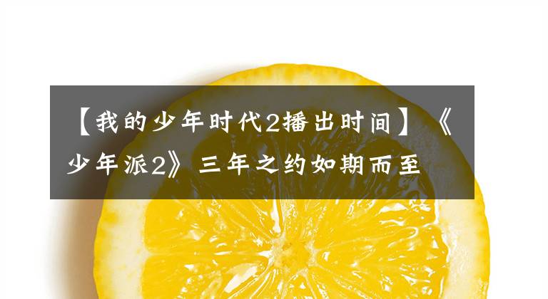 【我的少年时代2播出时间】《少年派2》三年之约如期而至 深入家庭肌理书写温情故事
