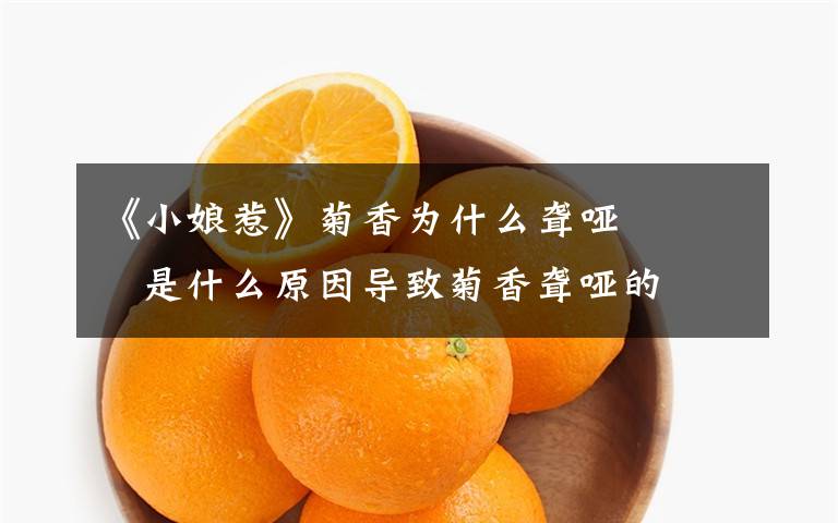 《小娘惹》菊香为什么聋哑       是什么原因导致菊香聋哑的