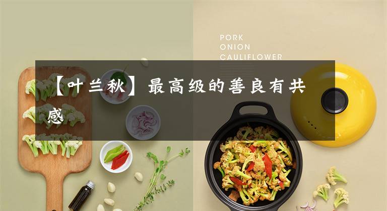 【叶兰秋】最高级的善良有共感