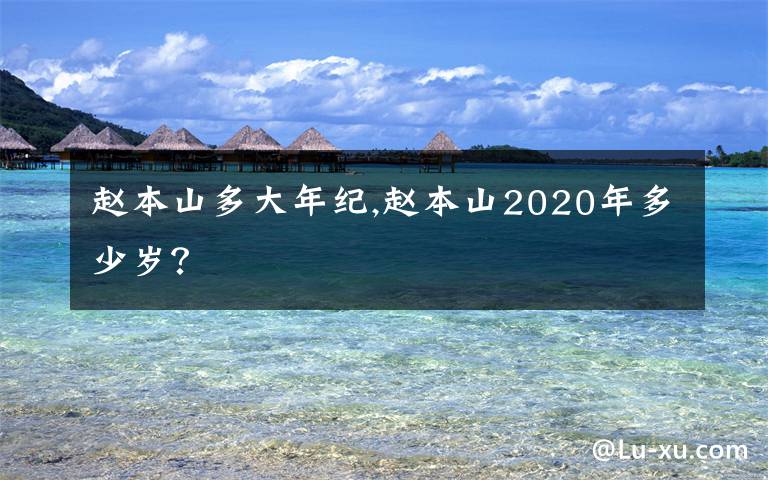 赵本山多大年纪,赵本山2020年多少岁?
