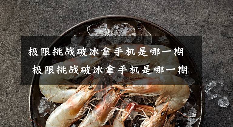 极限挑战破冰拿手机是哪一期 极限挑战破冰拿手机是哪一期呢 钓鱼破冰的方法及工具