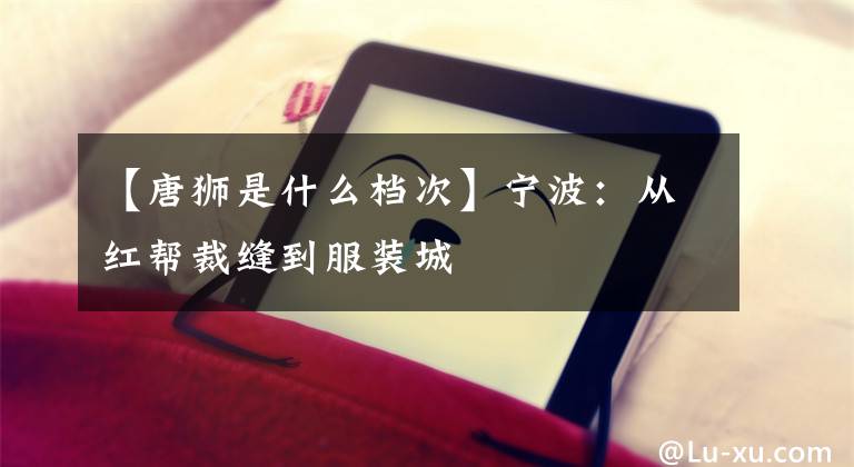 【唐狮是什么档次】宁波:从红帮裁缝到服装城