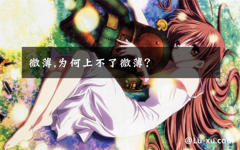 微薄,为何上不了微薄?