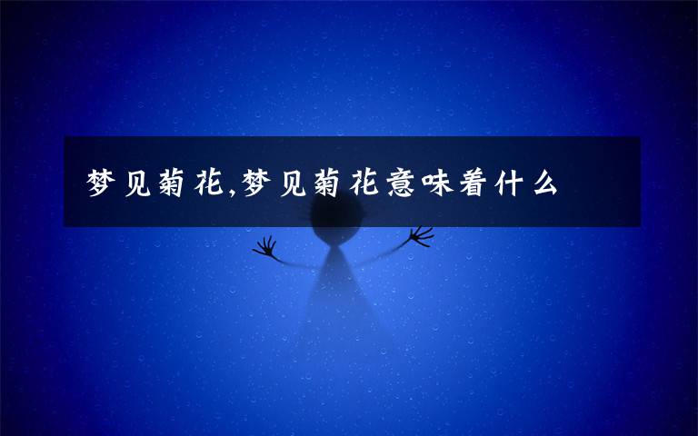 梦见菊花,梦见菊花意味着什么