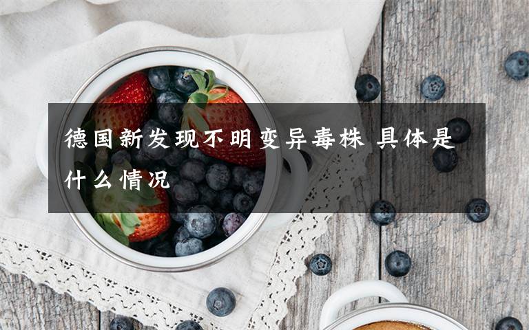 德国新发现不明变异毒株 具体是什么情况