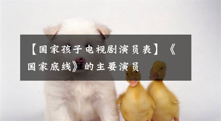 【国家孩子电视剧演员表】《国家底线》的主要演员