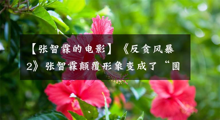 【张智霖的电影】《反贪风暴2》张智霖颠覆形象变成了“圆滑”的流氓警察