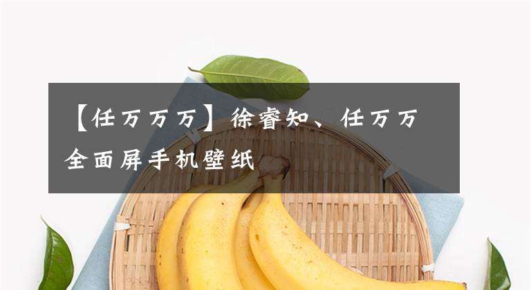 【任万万万】徐睿知、任万万全面屏手机壁纸