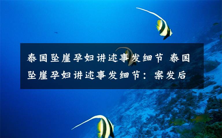 泰国坠崖孕妇讲述事发细节 泰国坠崖孕妇讲述事发细节:案发后男方曾起诉离婚分割千万财产