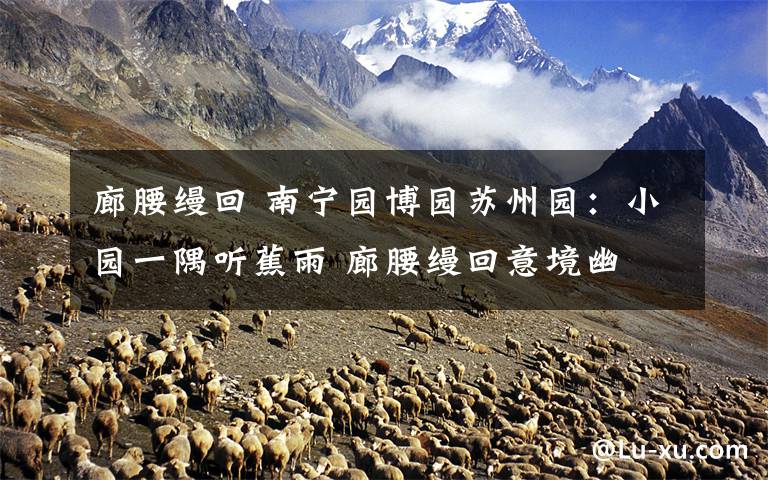 廊腰缦回 南宁园博园苏州园:小园一隅听蕉雨 廊腰缦回意境幽