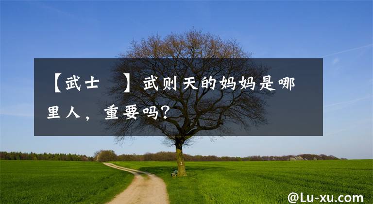 【武士彟】武则天的妈妈是哪里人,重要吗?