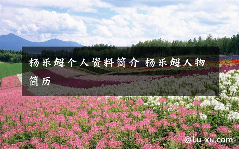 杨乐超个人资料简介 杨乐超人物简历