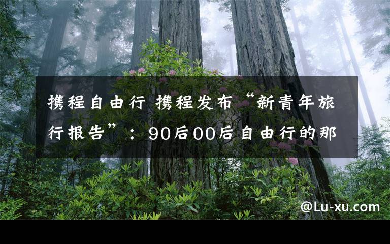 携程自由行 携程发布“新青年旅行报告”：90后00后自由行的那些事儿