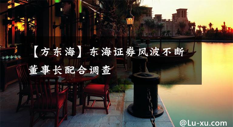 【方东海】东海证券风波不断董事长配合调查