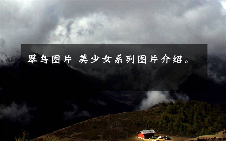翠鸟图片 美少女系列图片介绍。