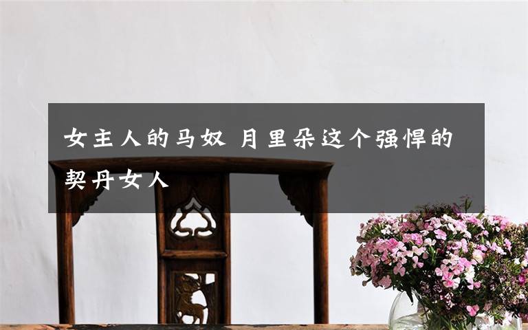 女主人的马奴 月里朵这个强悍的契丹女人