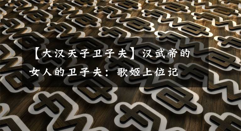 【大汉天子卫子夫】汉武帝的女人的卫子夫:歌姬上位记