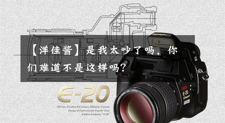 【洋佳酱】是我太吵了吗，你们难道不是这样吗？