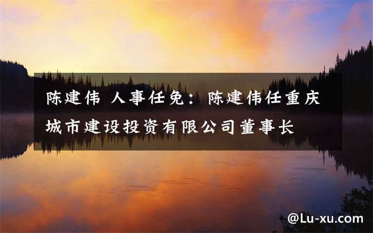 陈建伟 人事任免:陈建伟任重庆城市建设投资有限公司董事长