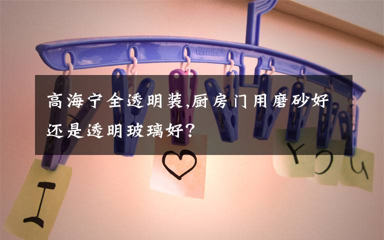 高海宁全透明装,厨房门用磨砂好还是透明玻璃好?