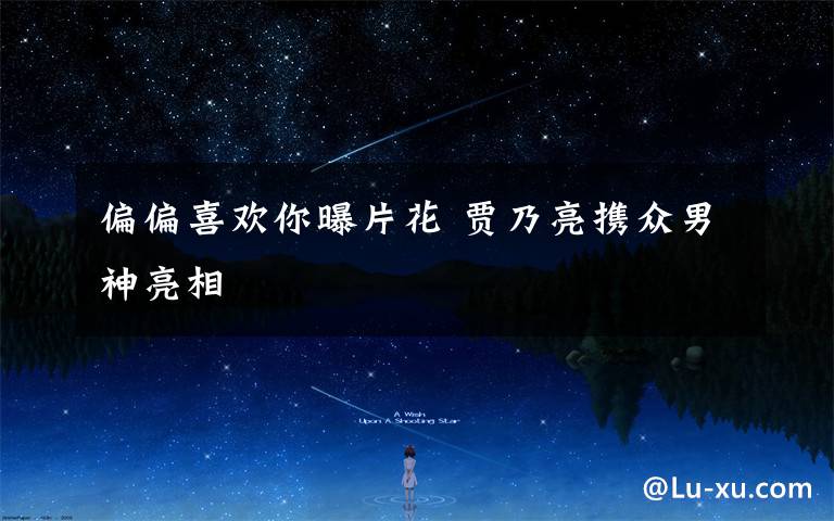 偏偏喜欢你曝片花 贾乃亮携众男神亮相