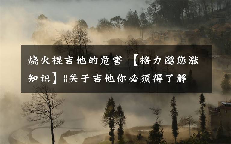 烧火棍吉他的危害 【格力邀您涨知识】||关于吉他你必须得了解的一件事