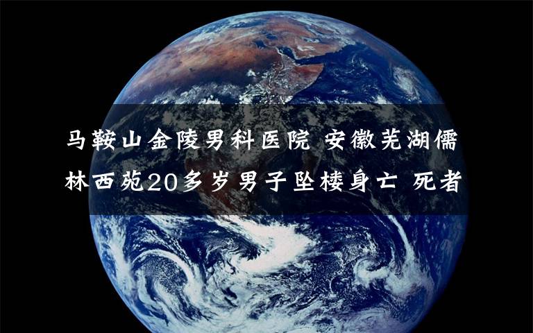 马鞍山金陵男科医院 安徽芜湖儒林西苑20多岁男子坠楼身亡 死者事发前曾与人争吵