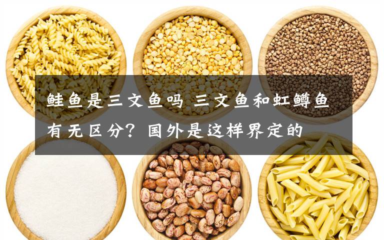 鲑鱼是三文鱼吗 三文鱼和虹鳟鱼有无区分?国外是这样界定的