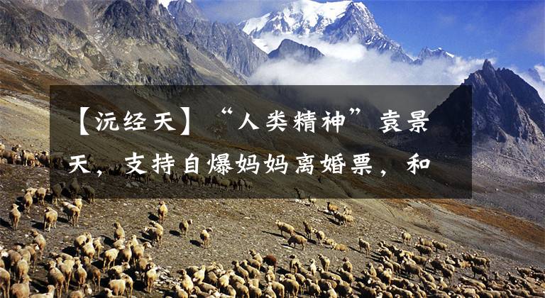 【沅经天】“人类精神”袁景天,支持自爆妈妈离婚票,和年幼的12岁弟弟解散队。