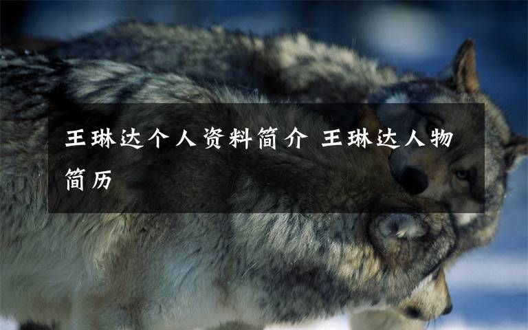 王琳达个人资料简介 王琳达人物简历
