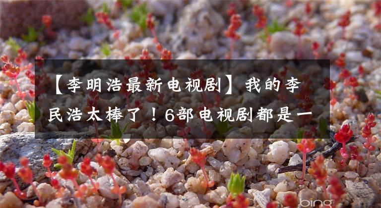 【李明浩最新电视剧】我的李民浩太棒了！6部电视剧都是一样的，所以韩国作家真的很渴