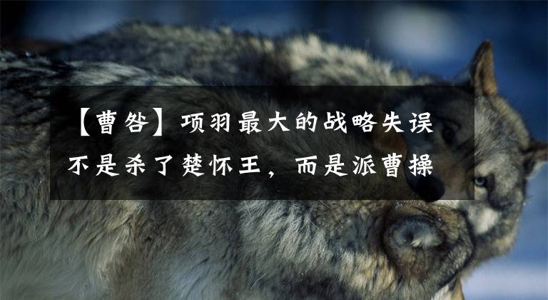 【曹咎】项羽最大的战略失误不是杀了楚怀王,而是派曹操谴责高宗。