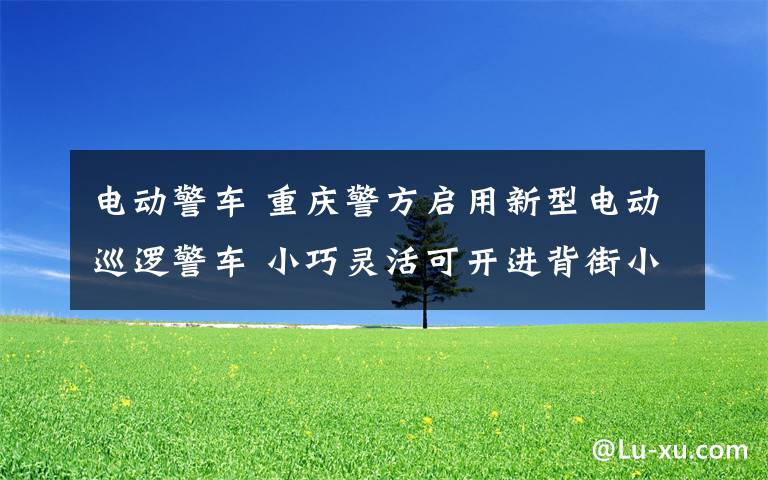 电动警车 重庆警方启用新型电动巡逻警车 小巧灵活可开进背街小巷