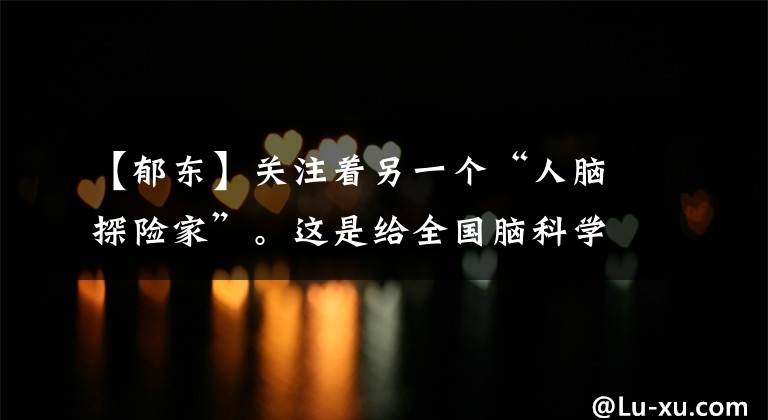 【郁东】关注着另一个“人脑探险家”。这是给全国脑科学研究院的公开信。