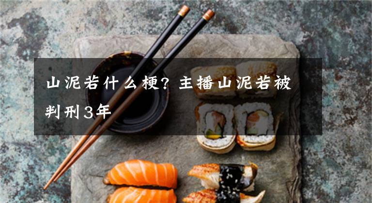 山泥若什么梗? 主播山泥若被判刑3年