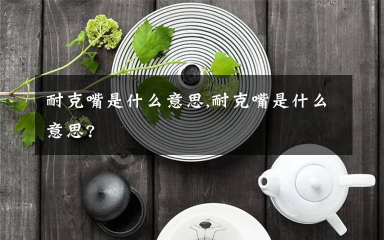耐克嘴是什么意思,耐克嘴是什么意思?