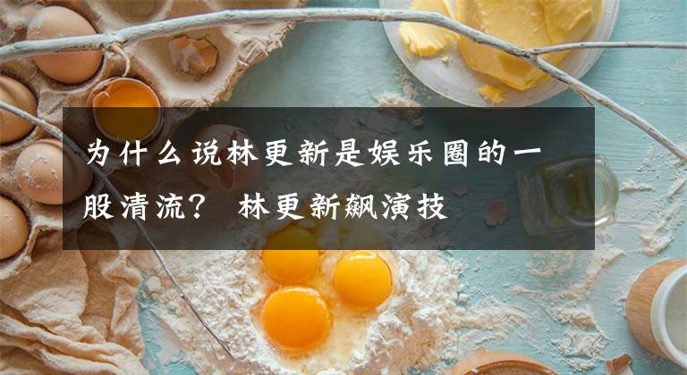 为什么说林更新是娱乐圈的一股清流? 林更新飙演技