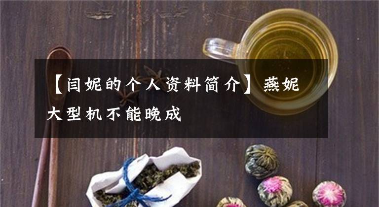 【闫妮的个人资料简介】燕妮大型机不能晚成