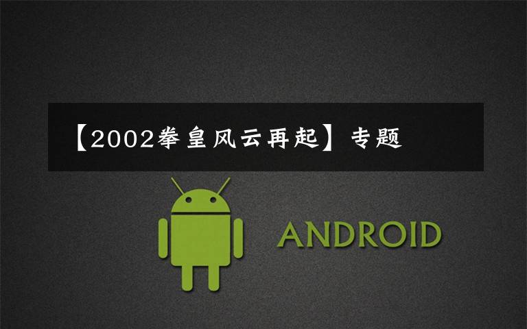 【2002拳皇风云再起】专题