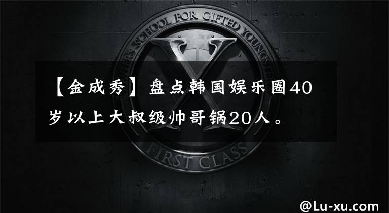 【金成秀】盘点韩国娱乐圈40岁以上大叔级帅哥锅20人。