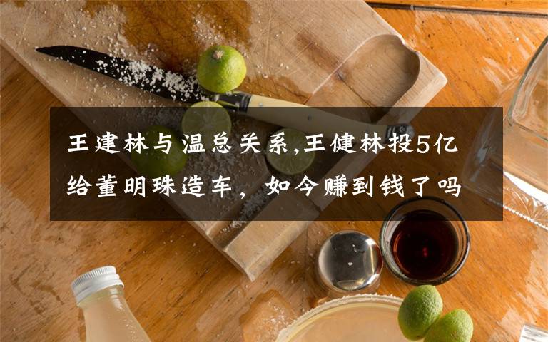 王建林与温总关系,王健林投5亿给董明珠造车,如今赚到钱了吗?