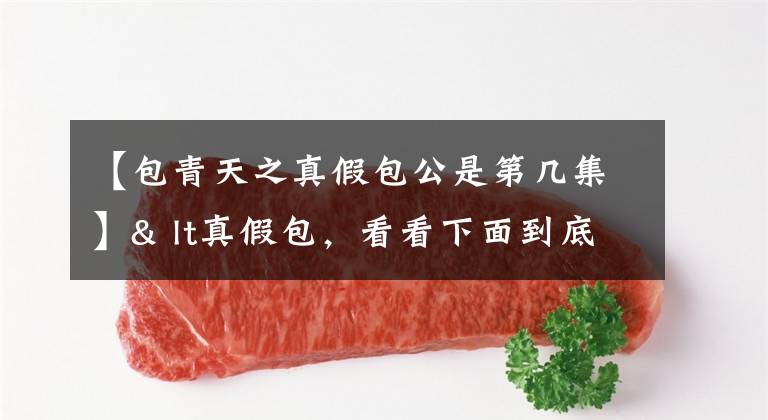 【包青天之真假包公是第几集】& lt真假包，看看下面到底是谁巧妙地试验了真假。& gt