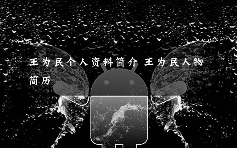 王为民个人资料简介 王为民人物简历