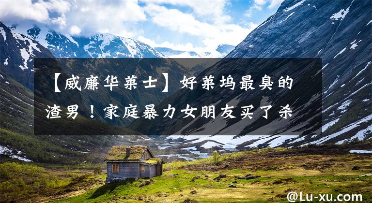 【威廉华莱士】好莱坞最臭的渣男！家庭暴力女朋友买了杀人老婆，被判有罪后依然正常吗？