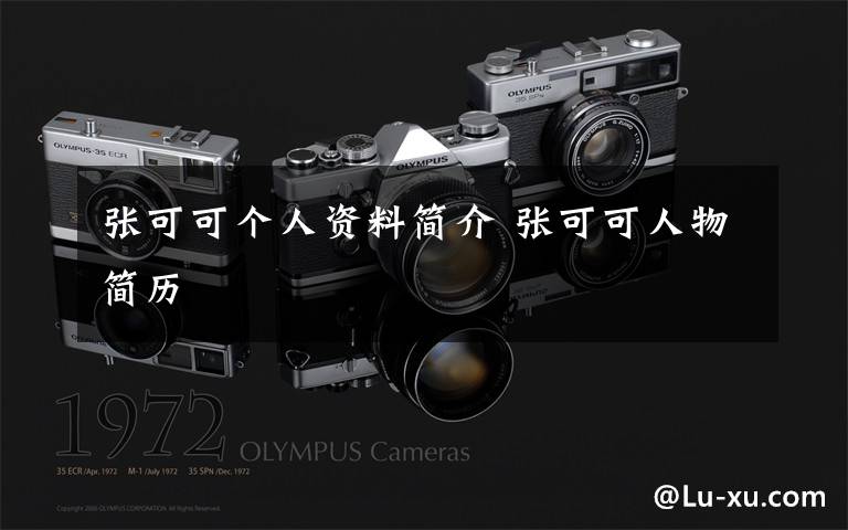 张可可个人资料简介 张可可人物简历