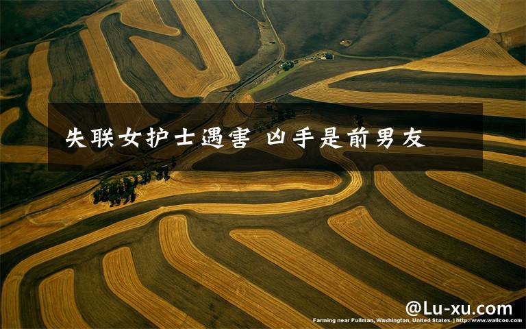 失联女护士遇害 凶手是前男友