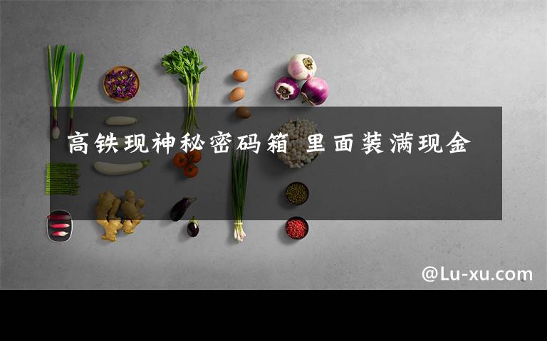 高铁现神秘密码箱 里面装满现金