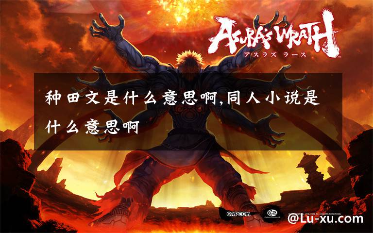 种田文是什么意思啊,同人小说是什么意思啊