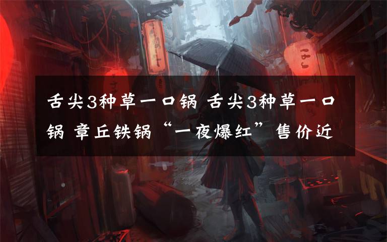 舌尖3种草一口锅 舌尖3种草一口锅 章丘铁锅“一夜爆红”售价近千元