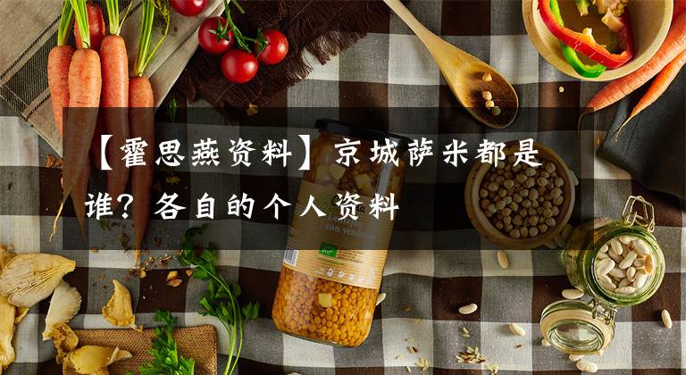 【霍思燕资料】京城萨米都是谁?各自的个人资料